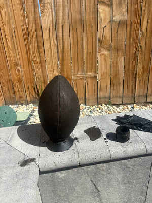 How long to leave football mud on a football